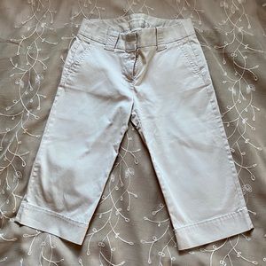 JCREW Chino Cropped Pants Size 4P “Favorite Fit”